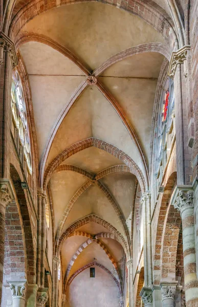 프랑스의 브라우데에 있는 성 훌리안 대 성당 — 스톡 사진