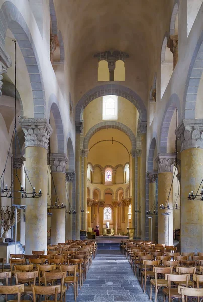 Saint-Nectaire Church, France — 图库照片