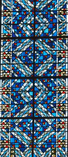 Fereastră vitraliu în biserică — Fotografie, imagine de stoc