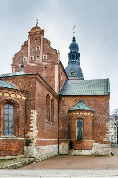 Catedral Riga Catedral Evangélica Luterana Riga Letonia Considerada Iglesia Medieval — Foto de Stock