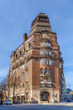 Stockholm şehir merkezinde tarihi evi olan sokak, İsveç