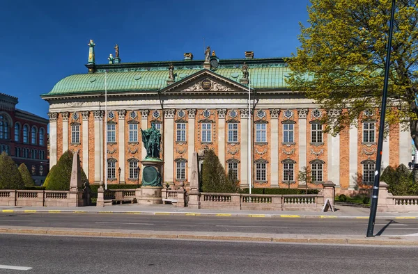 位于瑞典斯德哥尔摩的贵族宫保存记录 并代表瑞典贵族作为一个利益团体行事 — 图库照片