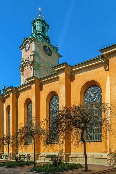 Nicholas Oudste Kerk Gamla Stan Oude Stad Het Centrum Van — Stockfoto