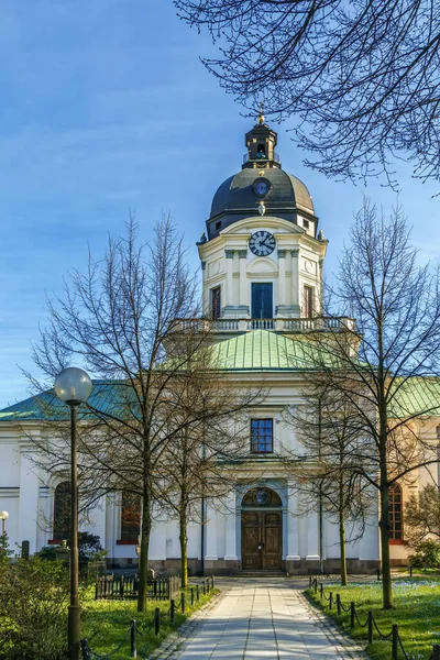 阿道夫 弗雷德里克教堂建于1768年 位于瑞典斯德哥尔摩市中心 — 图库照片