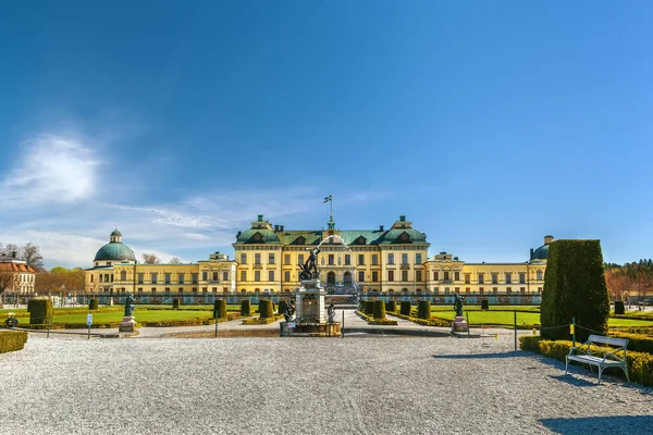 Palacio Drottningholm Residencia Privada Familia Real Sueca Estocolmo Suecia —  Fotos de Stock