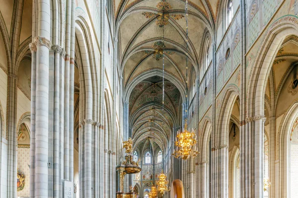 Cathédrale Uppsala Est Une Cathédrale Située Dans Centre Uppsala Cathédrale — Photo