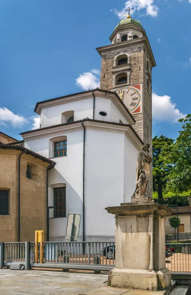 Kathedraal Van Saint Lawrence Een Rooms Katholieke Kathedraal Lugano Ticino — Stockfoto