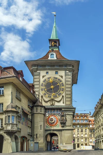 Zytglogge Uma Torre Relógio Medieval Centro Berna Suíça Fachada Leste — Fotografia de Stock