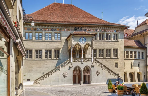 Câmara Municipal Centro Cidade Berna Swizerland — Fotografia de Stock