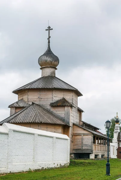Iglesia Madera Convento San Juan Precursor Sviyazhsk Rusia — Foto de Stock