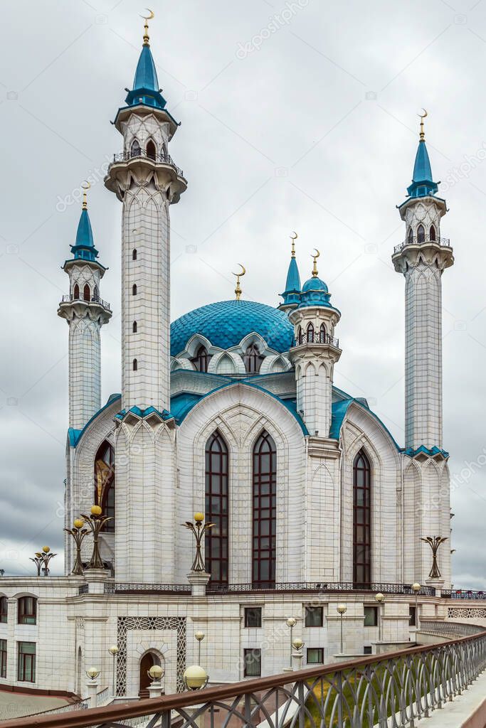 Qolsarif Mosque located in Kazan Kremlin, Russia