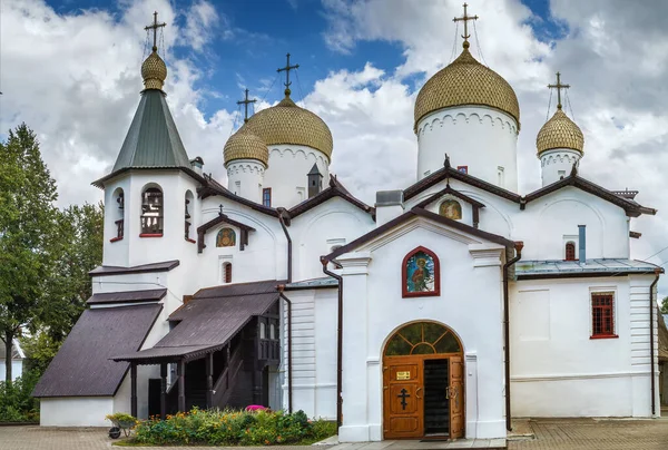 Churches Philip Apostle Nicholas Wonderworker Veliky Novgorod Russia Two Churches — Stock Photo, Image