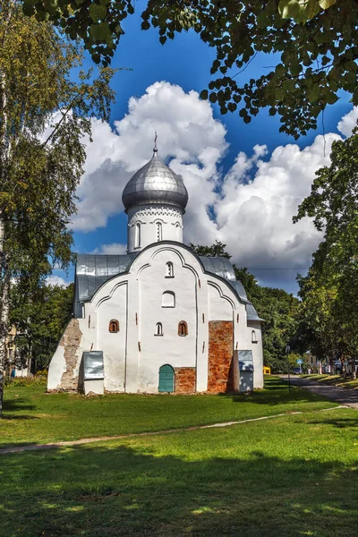 Szent Vlasii Templom Található Központjában Veliky Novgorod Épült 1407 Ben — Stock Fotó