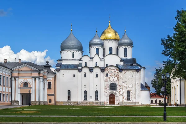 Cathedral Sophia Wisdom God One Russia Oldest Stone Buildings Build — Stock Photo, Image