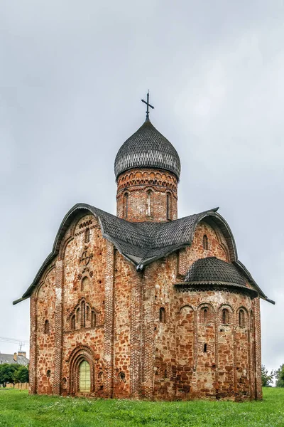 Sts Церковь Петра Павла Кожевниках Основана 1406 Году Великом Новгороде — стоковое фото