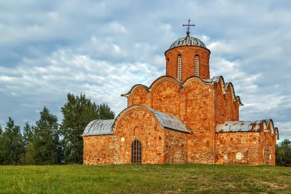 Église Transfiguration Notre Sauveur Sur Kovalevo Field Été Construit 1345 — Photo