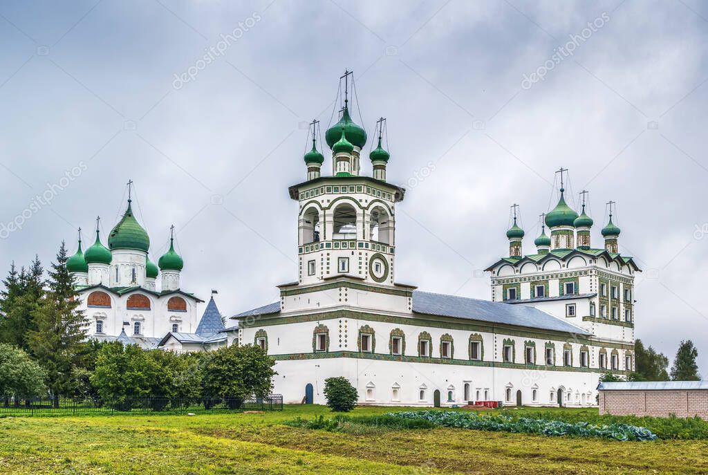 St. Nicholas Convent in the village of Vyazhishchi near Veliky Novgorod, Russia