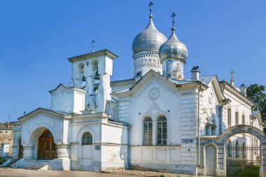  Khutyn St. Varlaam Kilisesi 1495 yılında Rusya 'nın Pskov kentinde inşa edilmiştir.