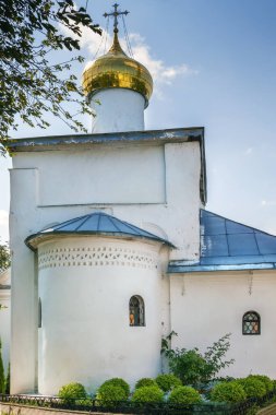 Snetogorsky Manastırı 'ndaki Aziz Niklas Kilisesi, Pskov, Rusya