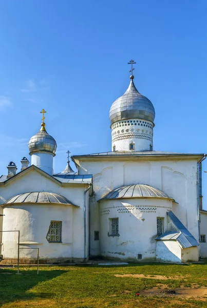 Église Saint Varlaam Khoutyn Été Construite En1495 Pskov Russie — Photo