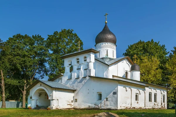 Igreja Ressurreição Cristo Assim Stadishcha Igreja Ortodoxa Pskov Rússia — Fotografia de Stock