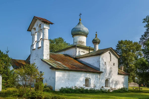 Church Holy Image Saviour Made Hands Orthodox Church Pskov Russia — Stock Photo, Image