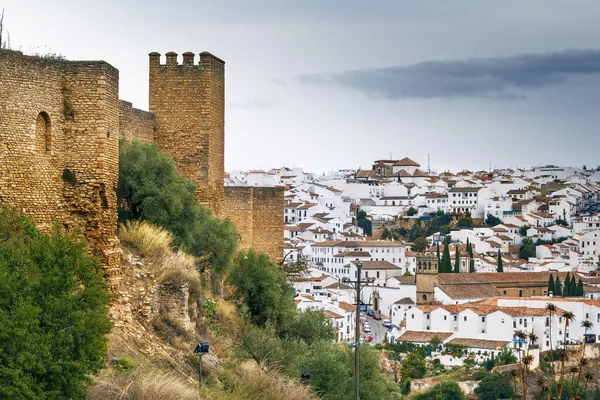 Vista Ronda Partir Das Muralhas Cidade Velha Espanha — Fotografia de Stock