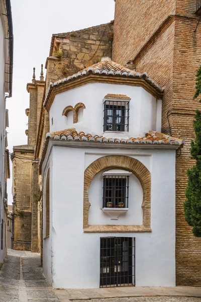 Haus Der Nähe Der Kirche Santa Maria Mayor Ronda Spanien — Stockfoto