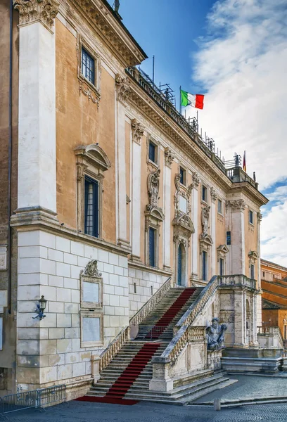 Senators Palace Palazzo Senatorio Palace Located Piazza Del Campidoglio Capitol — Stock Photo, Image