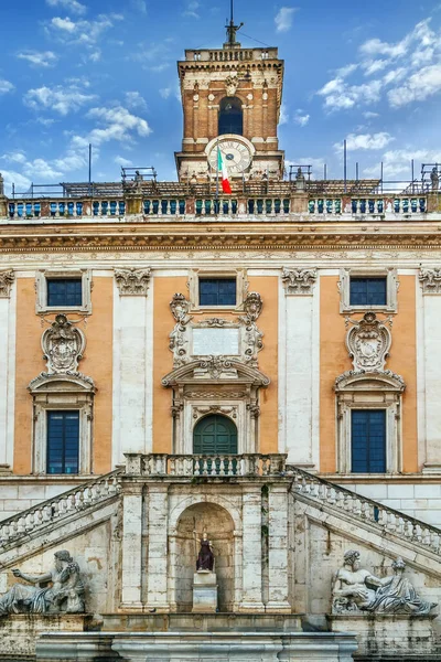 Senators Palace Palazzo Senatorio Palace Located Piazza Del Campidoglio Capitol — Stock Photo, Image