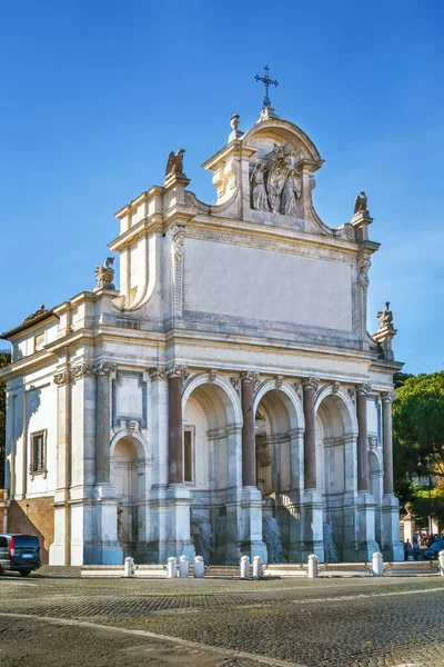 Fontana Dell Acqua Paola Big Fountain Monumental Fountain Located Janiculum — Stock Photo, Image