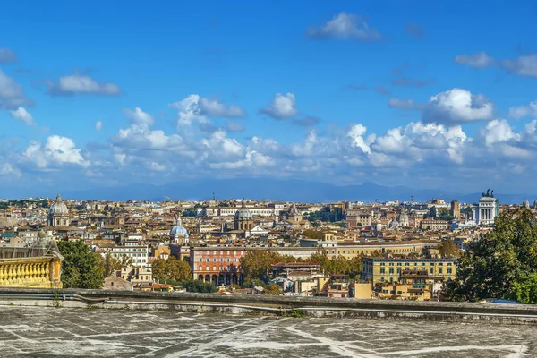 Veduta Aerea Panoramica Roma Dal Colle Del Gianicolo Italia — Foto Stock