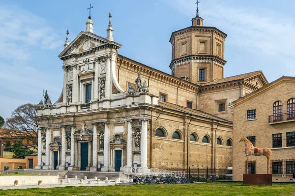 Basilikan Santa Maria Porto 1500 Talet Med Rik Fasad Från — Stockfoto