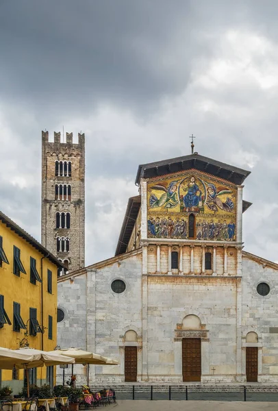 Basilica San Frediano Romanesque Church Lucca Italy — Stock Photo, Image