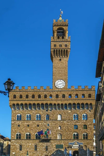 Palazzo Vecchio Palácio Antigo Prefeitura Florença Itália — Fotografia de Stock