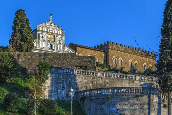 Basilica San Miniato Monte Firenze Italia — Foto Stock