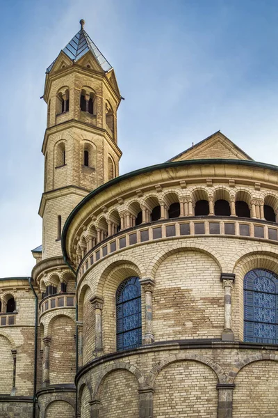 Basiliek Van Heilige Apostelen Een Romaanse Kerk Keulen Duitsland — Stockfoto