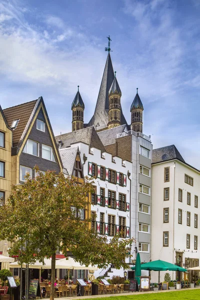 Maison Historique Reconstituée Centre Ville Cologne Allemagne — Photo
