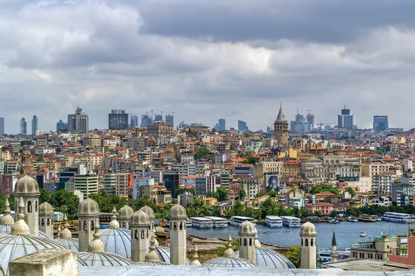 Vista Istunbul Desde Suleymaniye Madrasa Turquía — Foto de Stock