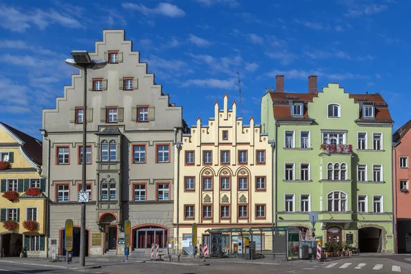 Casas Históricas Plaza Arnulf Ratisbona Alemania —  Fotos de Stock