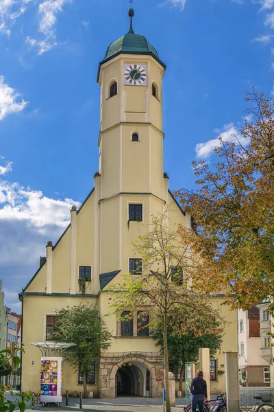 Vecchio Municipio Nella Piazza Principale Weiden Der Oberpfalz Germania — Foto Stock