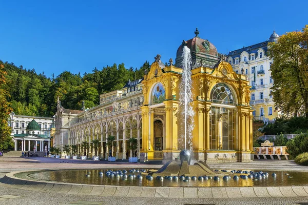 Hoofdkuuroord Colonnade Marianske Lazne Tsjechië Neo Barokke Colonnade Werd Gebouwd — Stockfoto