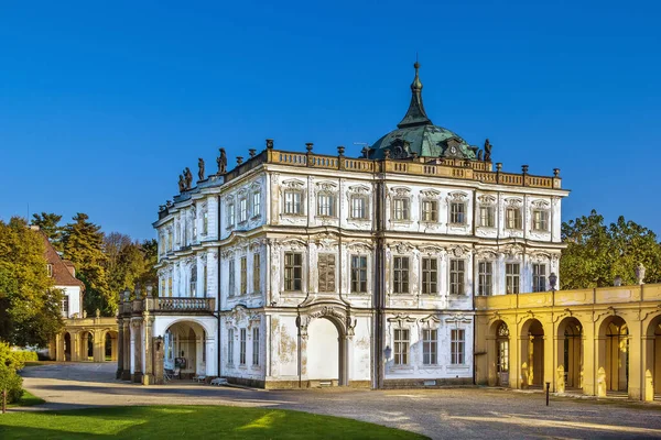 Castillo Ploskovice Castillo Barroco Pueblo Ploskovice Bohemia Del Norte República — Foto de Stock