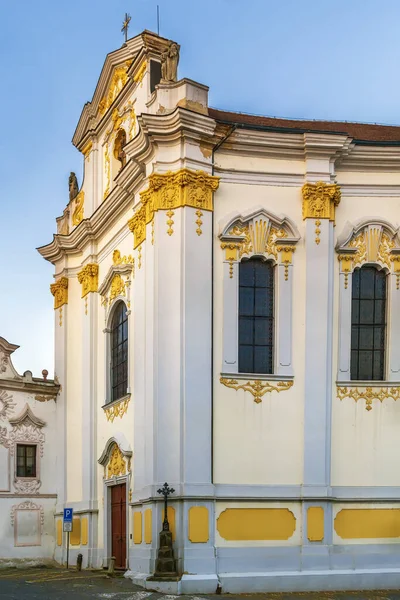 Chiesa San Giacobbe Nel Centro Litomerice Repubblica Ceca — Foto Stock