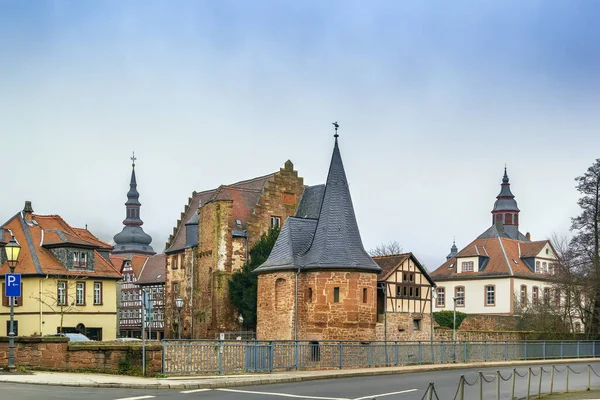 Utsikt Över Budingen Med Schlaghaus Tyskland — Stockfoto