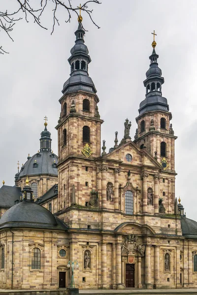 Fulda Katedral Utgör Höjdpunkten Barockdistriktet Fulda Och Symbol För Staden — Stockfoto