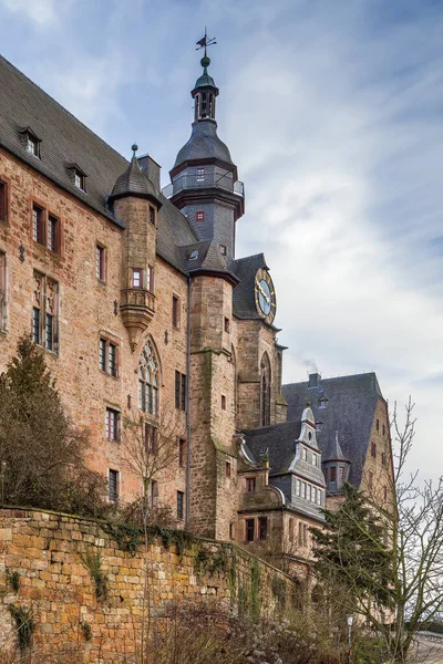 Castello Marburg Germania Costruito Nell Secolo Come Forte — Foto Stock