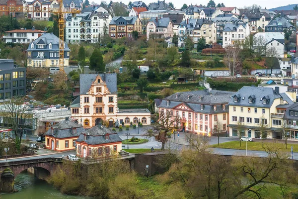 Vista Weilburg Desde Colina Alemania — Foto de Stock