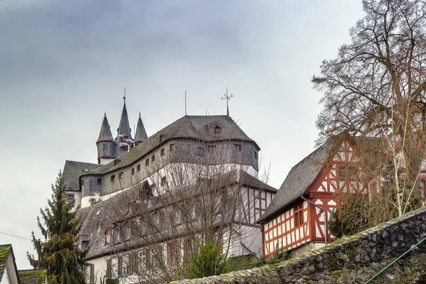 Diez Hrad Pozdního Středověku Hrad Postavený Kopci Nad Diez Německo — Stock fotografie