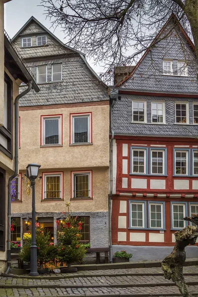 Rue Avec Maisons Colombages Dans Vieille Ville Limbourg Allemagne — Photo